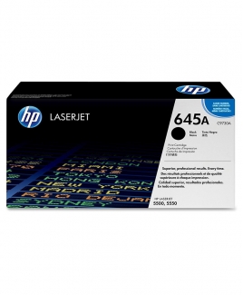 HP 645A LaserJet Toner Cartridge, black (C9730A)
